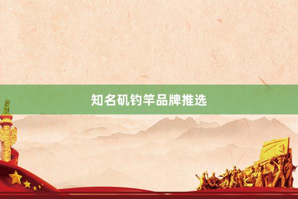 知名矶钓竿品牌推选